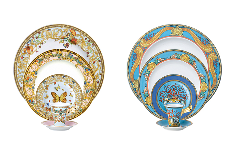homes of design versace dining collections
