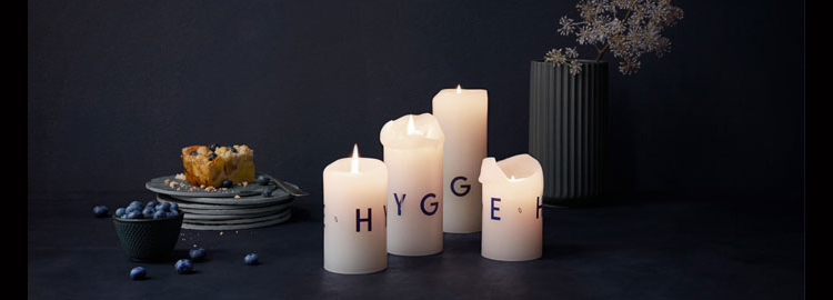 Las velas son una iluminación básica para los daneses