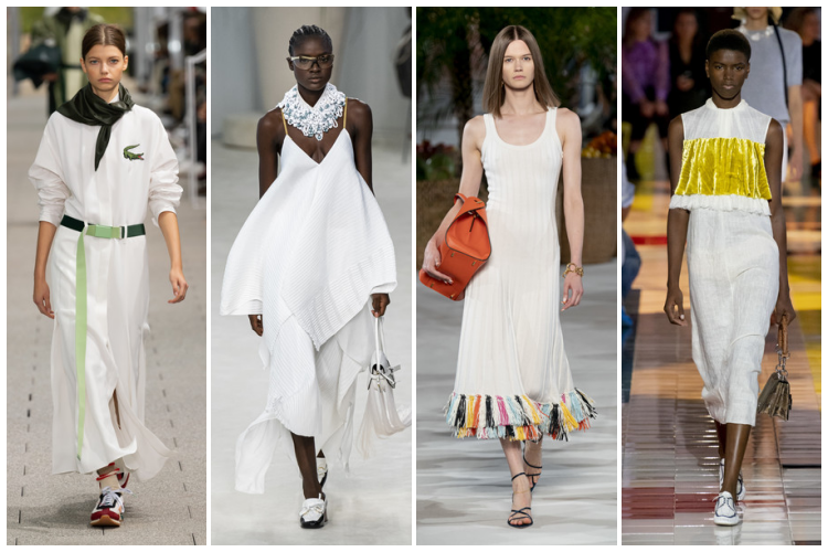 Vestidos blancos primavera-verano 2020