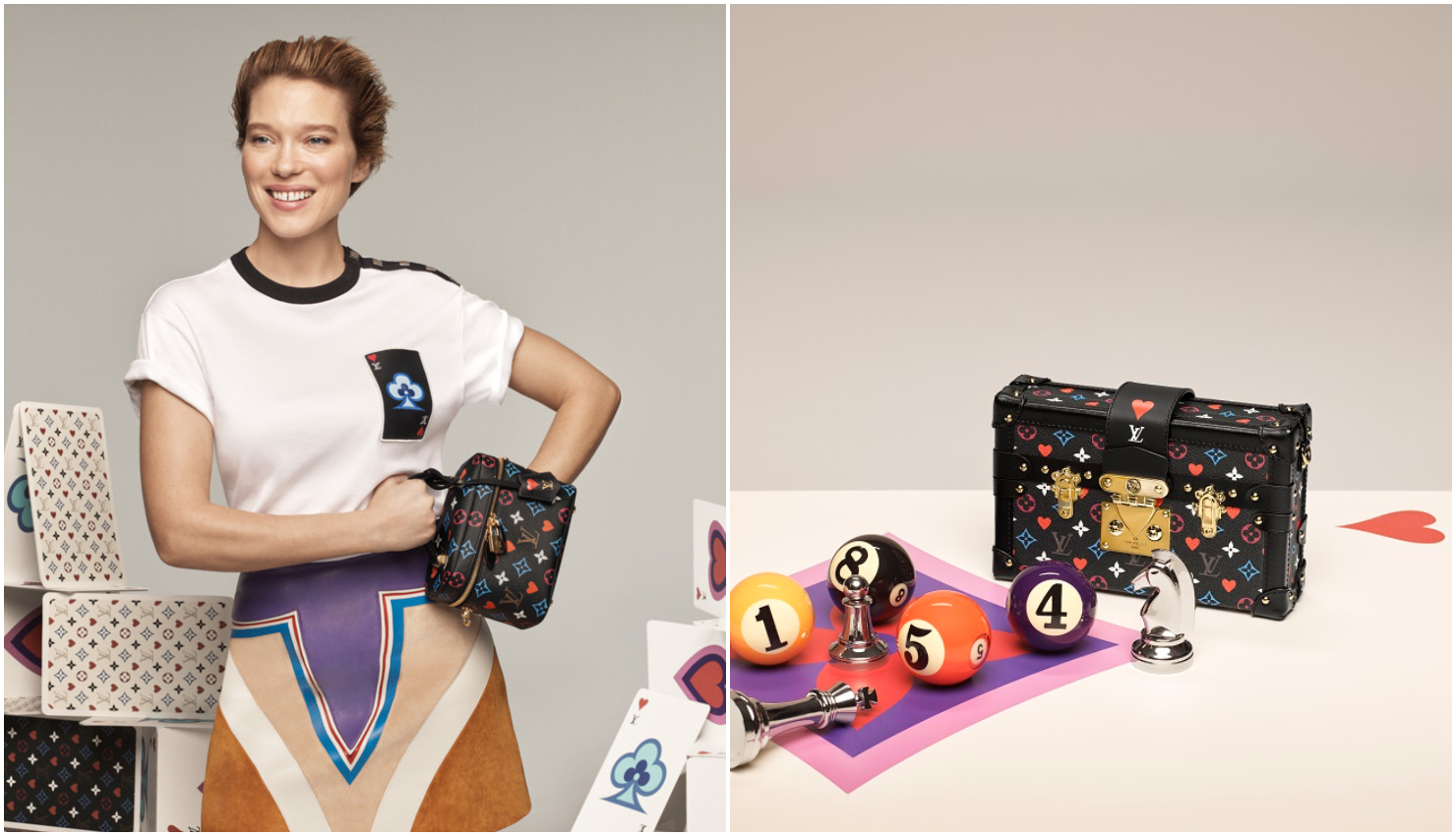 Las iniciales de Louis Vuitton protagonizan su nueva colección de